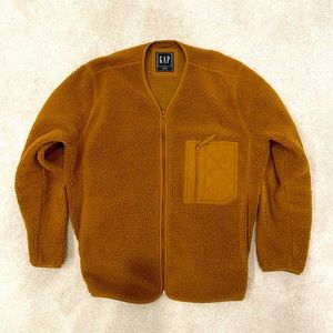 GAP Sherpa Sweater Jacket Men XL